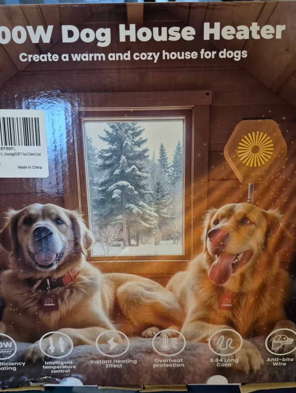 New 800W Dog House Heater DHH-888